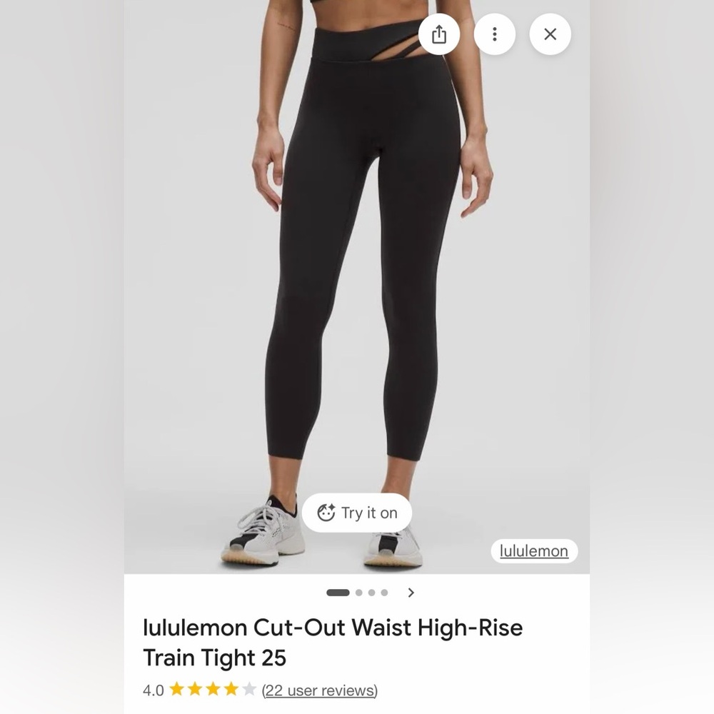 Lululemon Athletica Dark Gray Leggings
